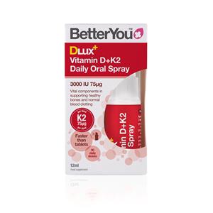 BetterYou DLux+ Vitamin D+K2 Daily Oral Spray