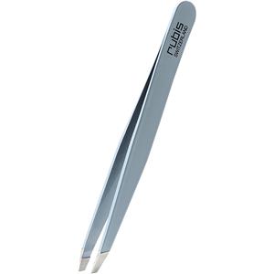 Rubis Slant light Blue Tweezers