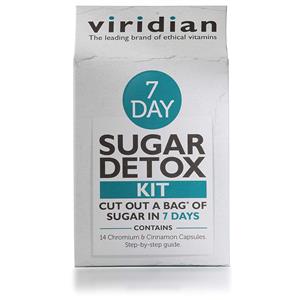 Viridian Quit Sugar 7 Day Detox (Chromium & Cinnamon Complex) 14 Caps