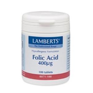 Lamberts Folic Acid 400mcg
