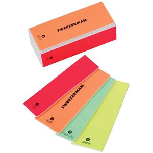 Tweezerman Neon Hot 4 in 1 File, Buff, Smooth & Shine Block